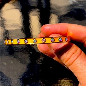 Orange J Crew bracelet